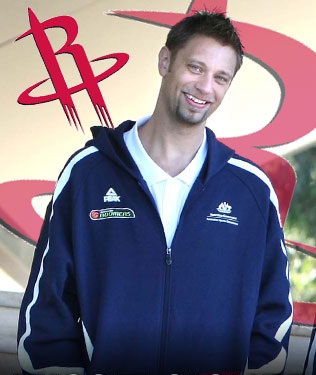 Andersen con la maglia del Cska Mosca