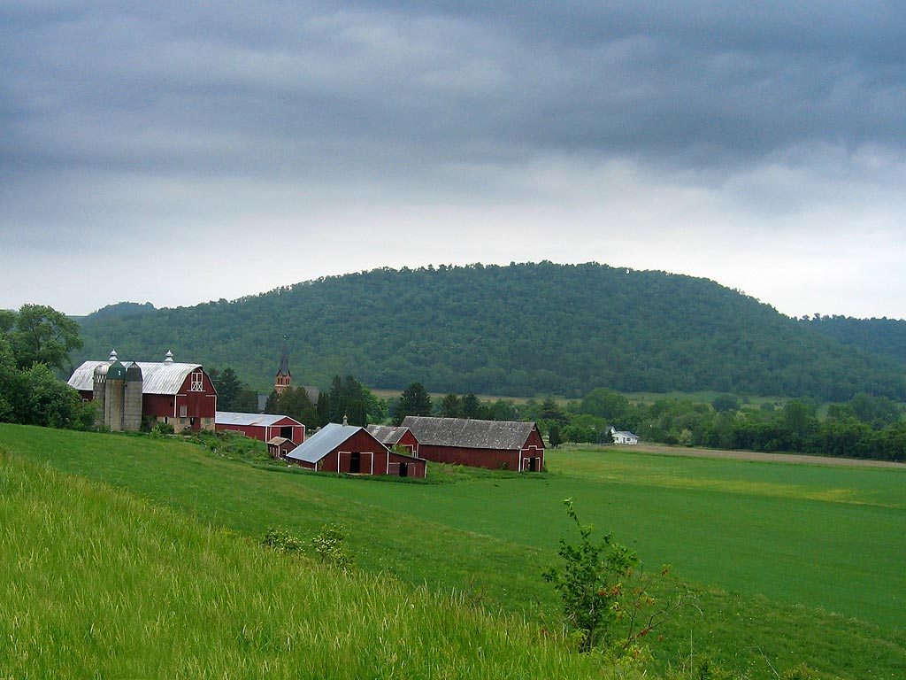 Fattoria nel Wisconsin