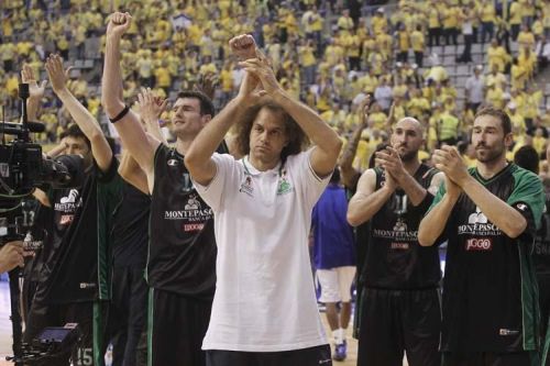 Stonerook al termine della gara di Final  Four Eurolega contro il Real